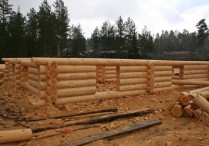 Беседка из оцилиндрованного бревна - этапы возведения